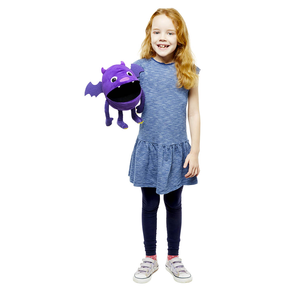 Hand puppet baby monster - purple - Puppet Company - Produktbild 2