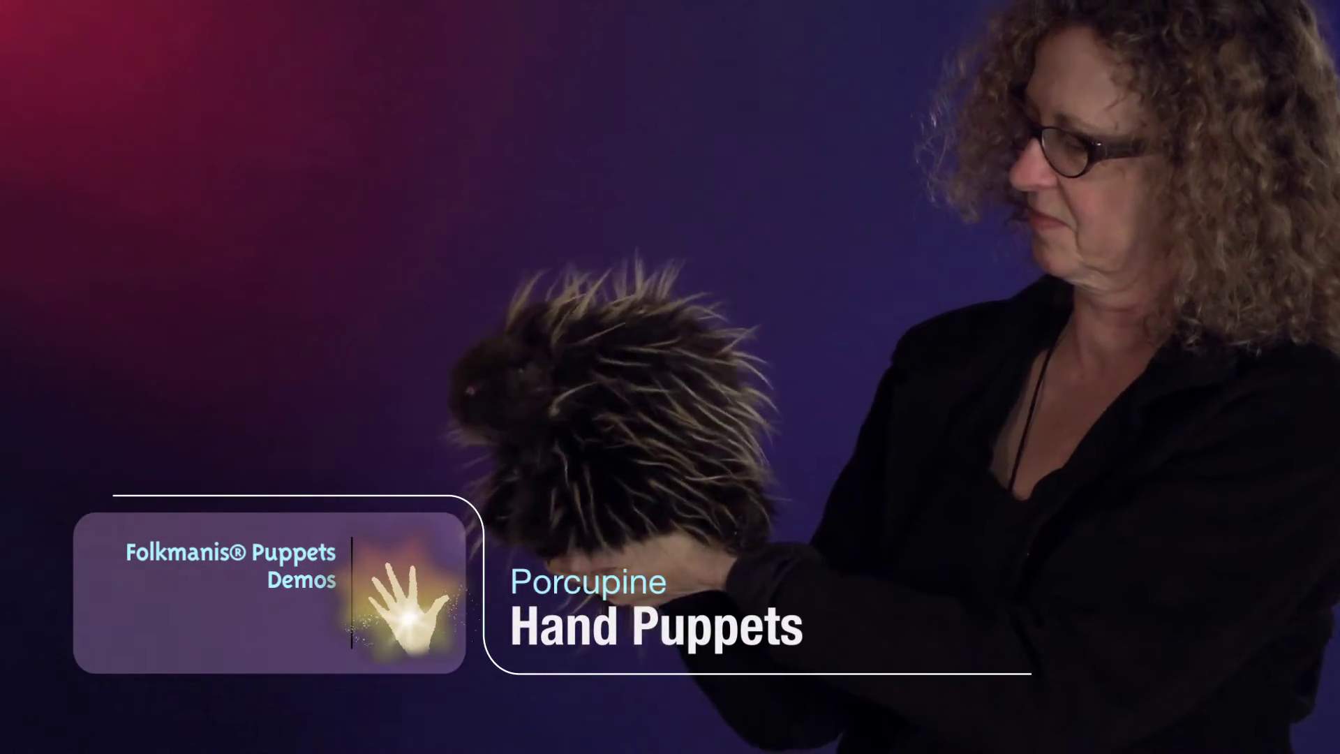Folkmanis Porcupine Hand Puppet Demo