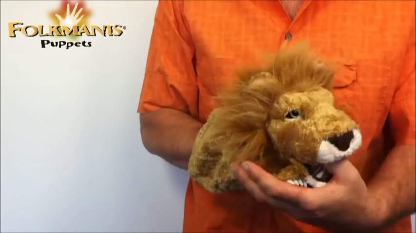 Folkmanis Lion Hand Puppet (Stage Puppet) Demo 2