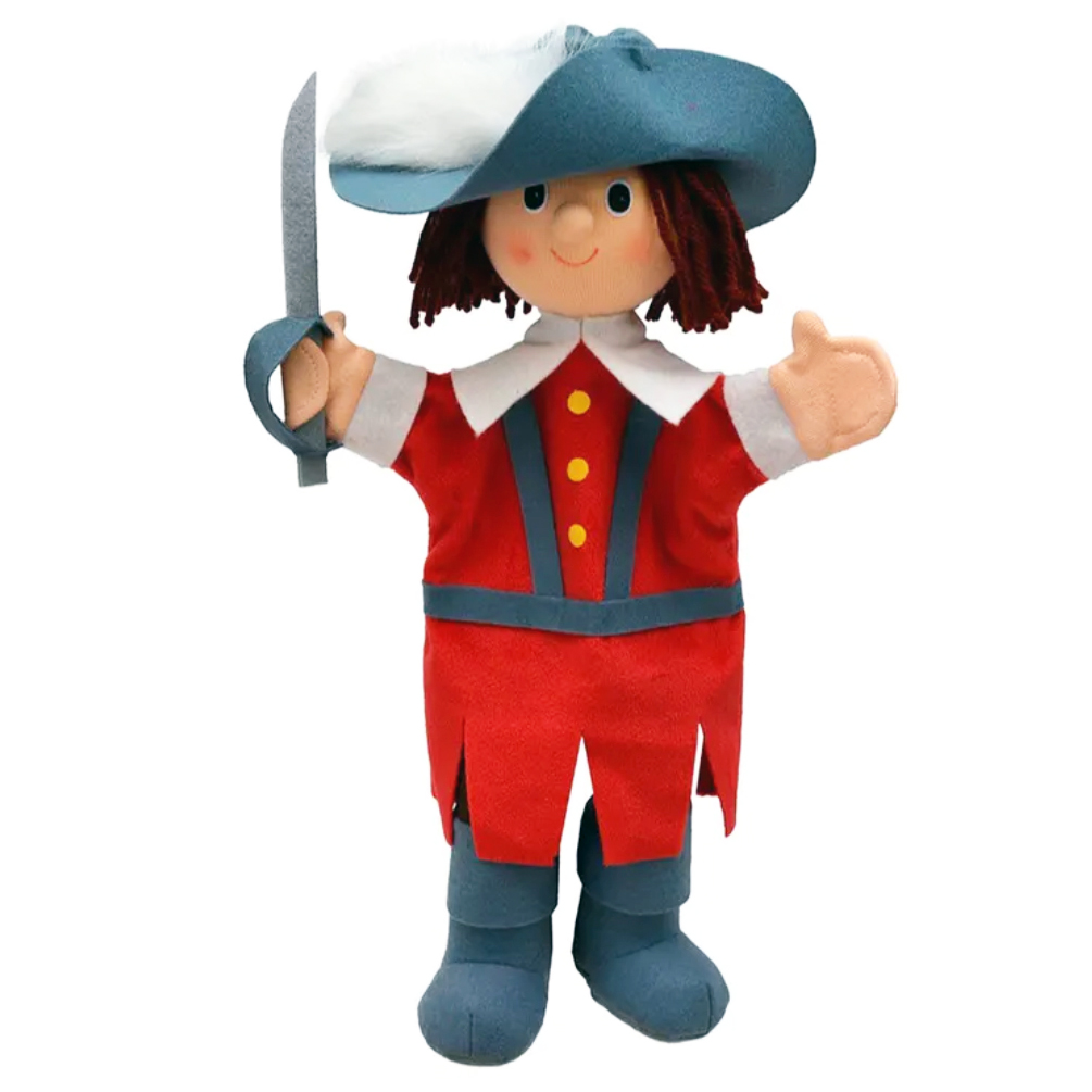 Punch and Judy Musketeer Hand Puppet - munabo