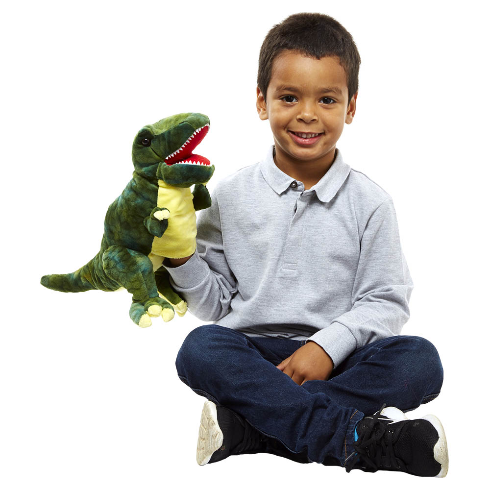 Baby T-Rex - dinosaur hand puppet - Puppet Company - Produktbild 2
