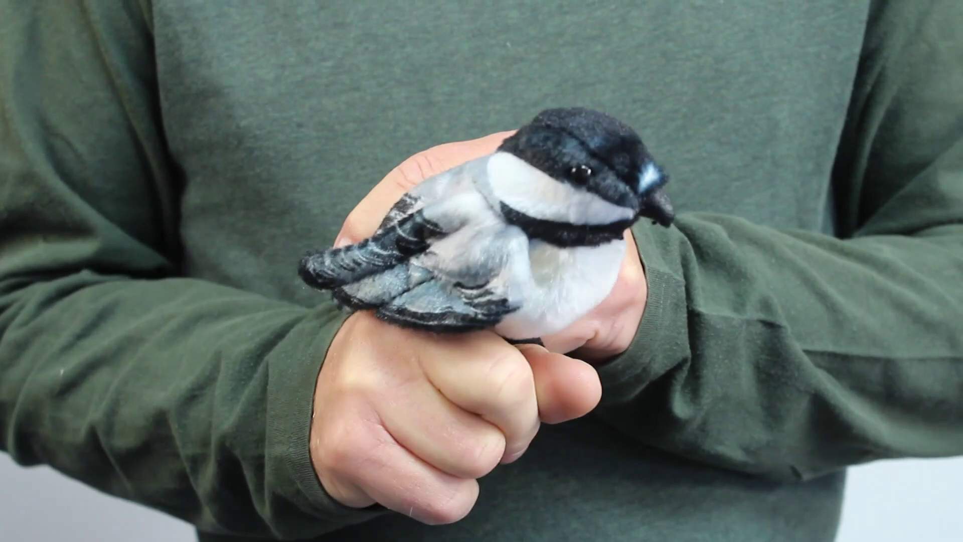 Folkmanis Mini Chickadee Finger Puppet Demo