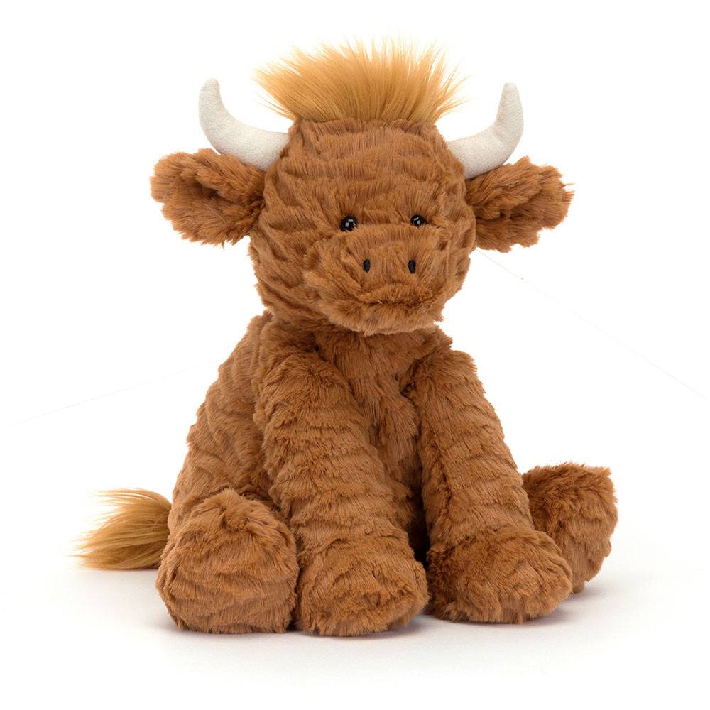 Jellycat Fuddlewuddle Highland Cow - Soft Cuddly Toy
