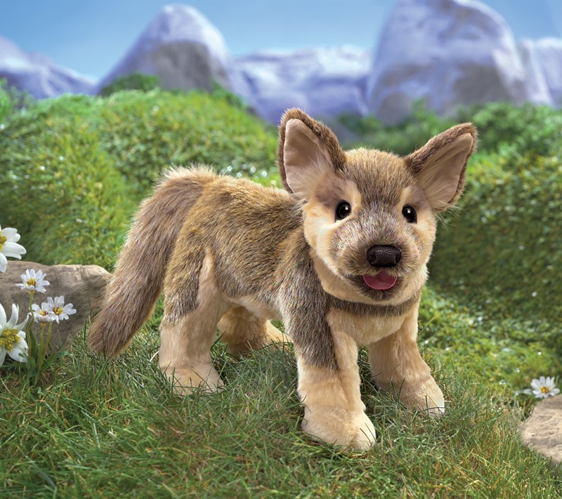 Folkmanis German Shepherd Puppy Hand Puppet - Produktbild 4