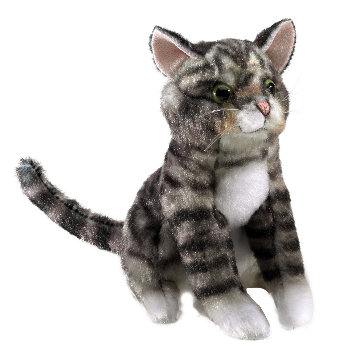 Folkmanis Mini Tabby Cat Finger Puppet - Produktbild 2