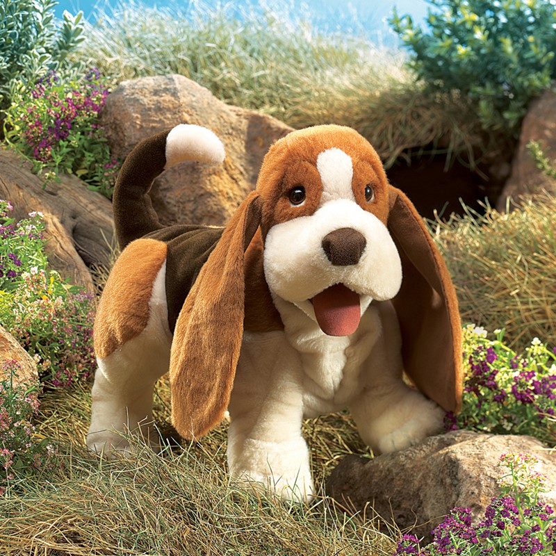 Folkmanis Basset Hound Hand Puppet - Produktbild 3