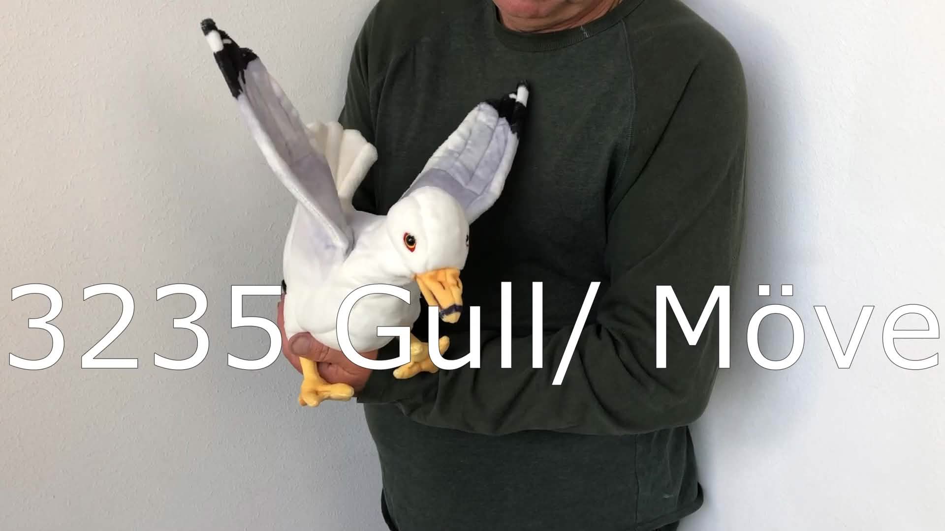 Folkmanis Gull Hand Puppet Demo