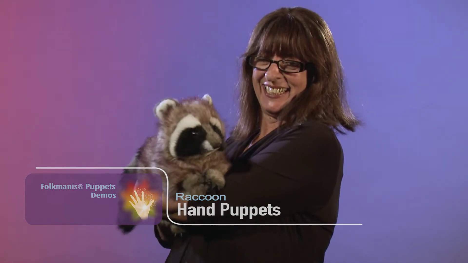 Folkmanis Raccoon Hand Puppet Demo