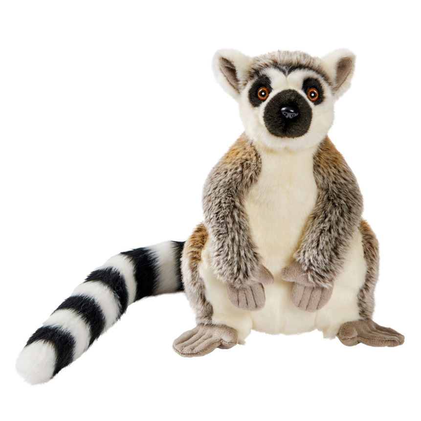 Lemur Soft Toy - Anima Ring-Tailed Sitting Plush