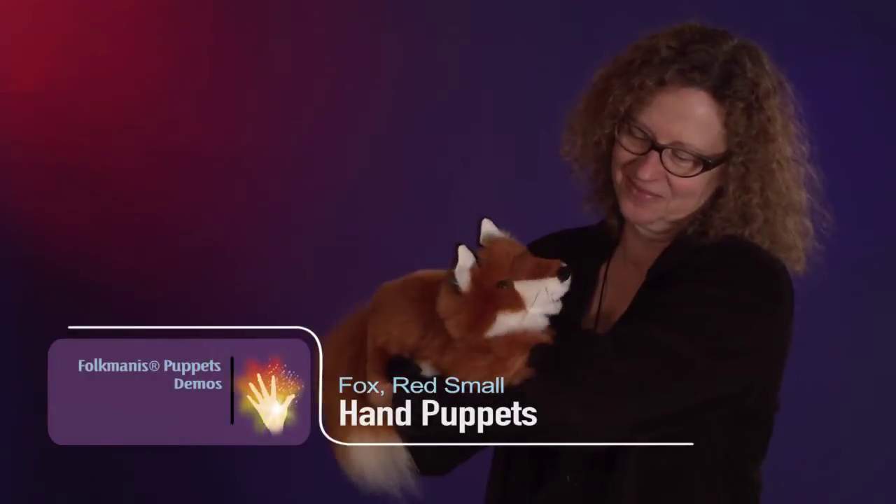 Folkmanis Small Red Fox Hand Puppet Demo