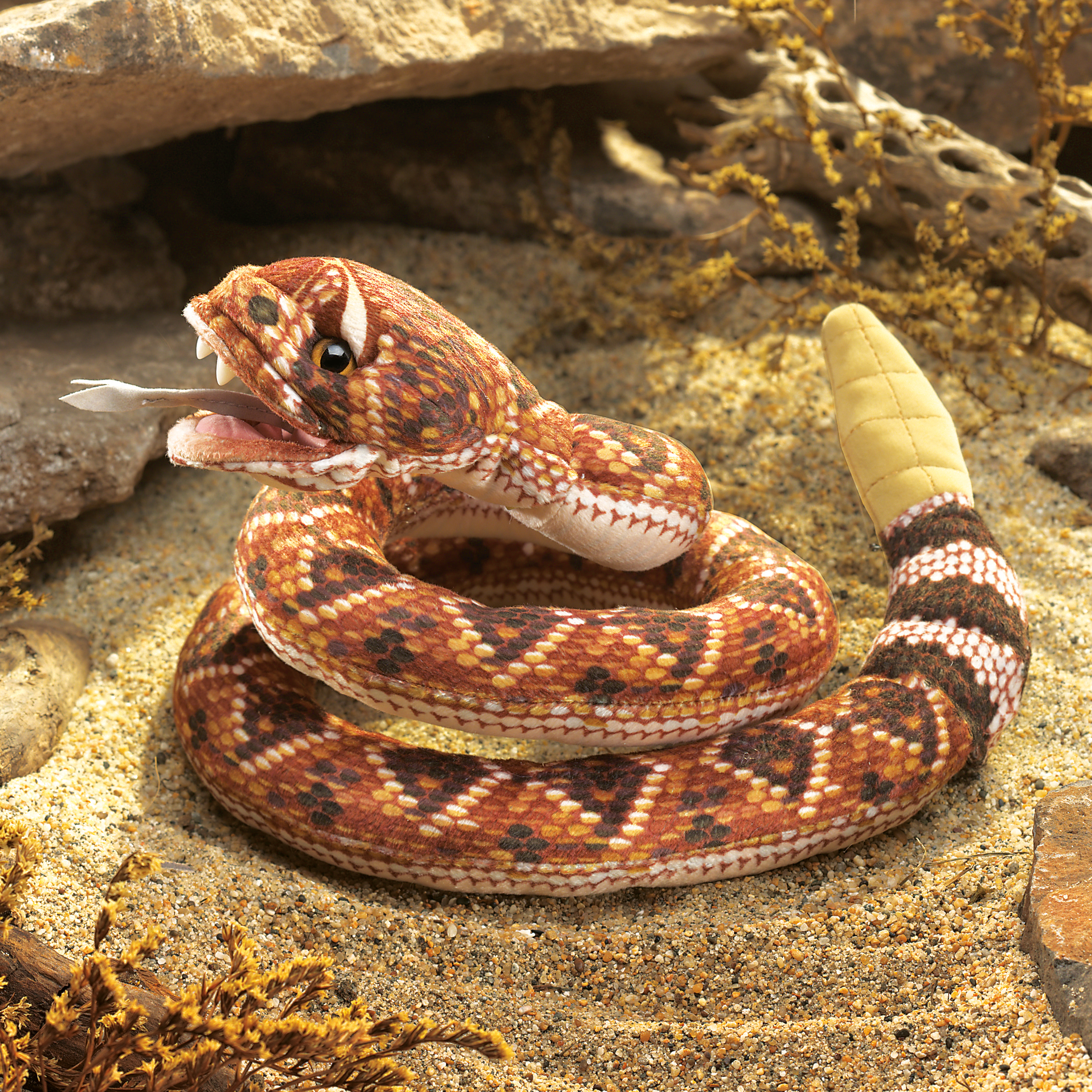 Folkmanis Giant Rattlesnake Finger Puppet - Produktbild 3