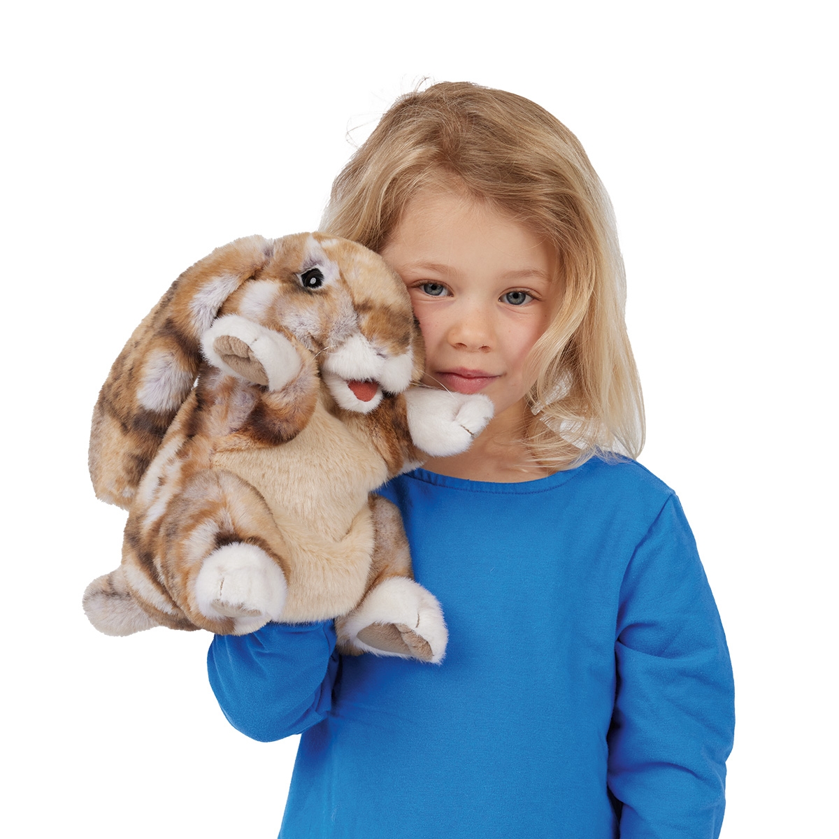 Folkmanis Silky Bunny Rabbit Hand Puppet - Produktbild 5