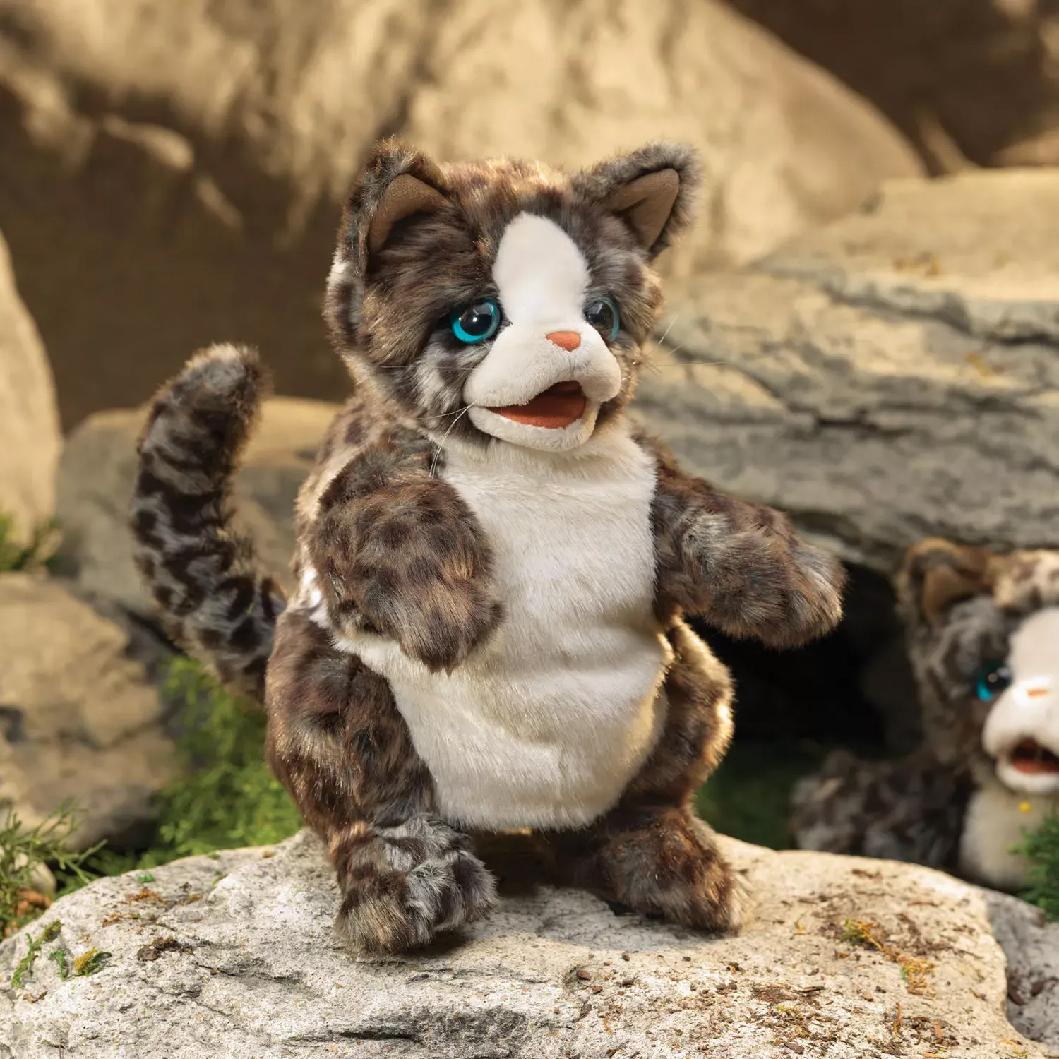 Folkmanis Wildcat Kitten Hand Puppet - Produktbild 3