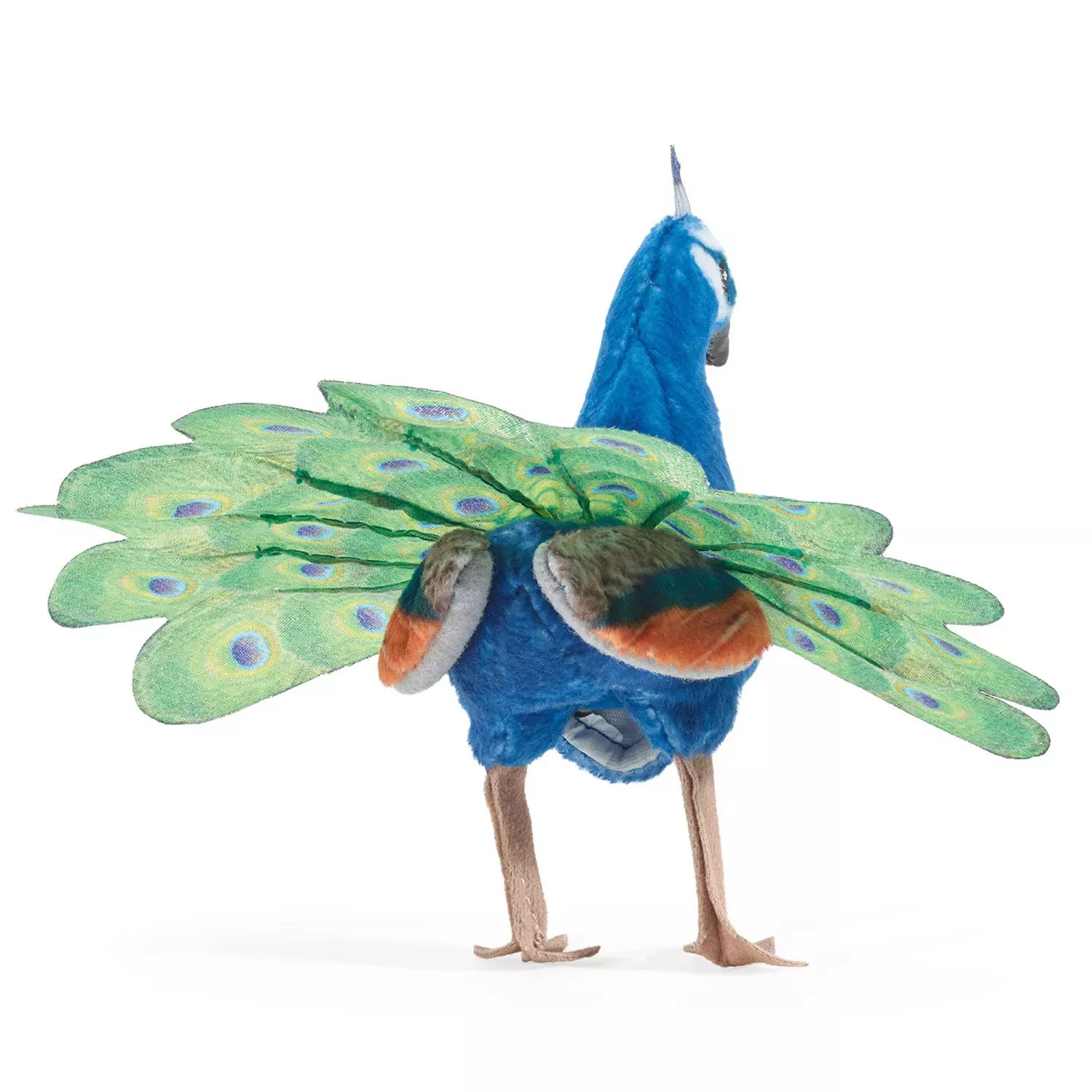 Folkmanis Mini Peacock Finger Puppet - Produktbild 4