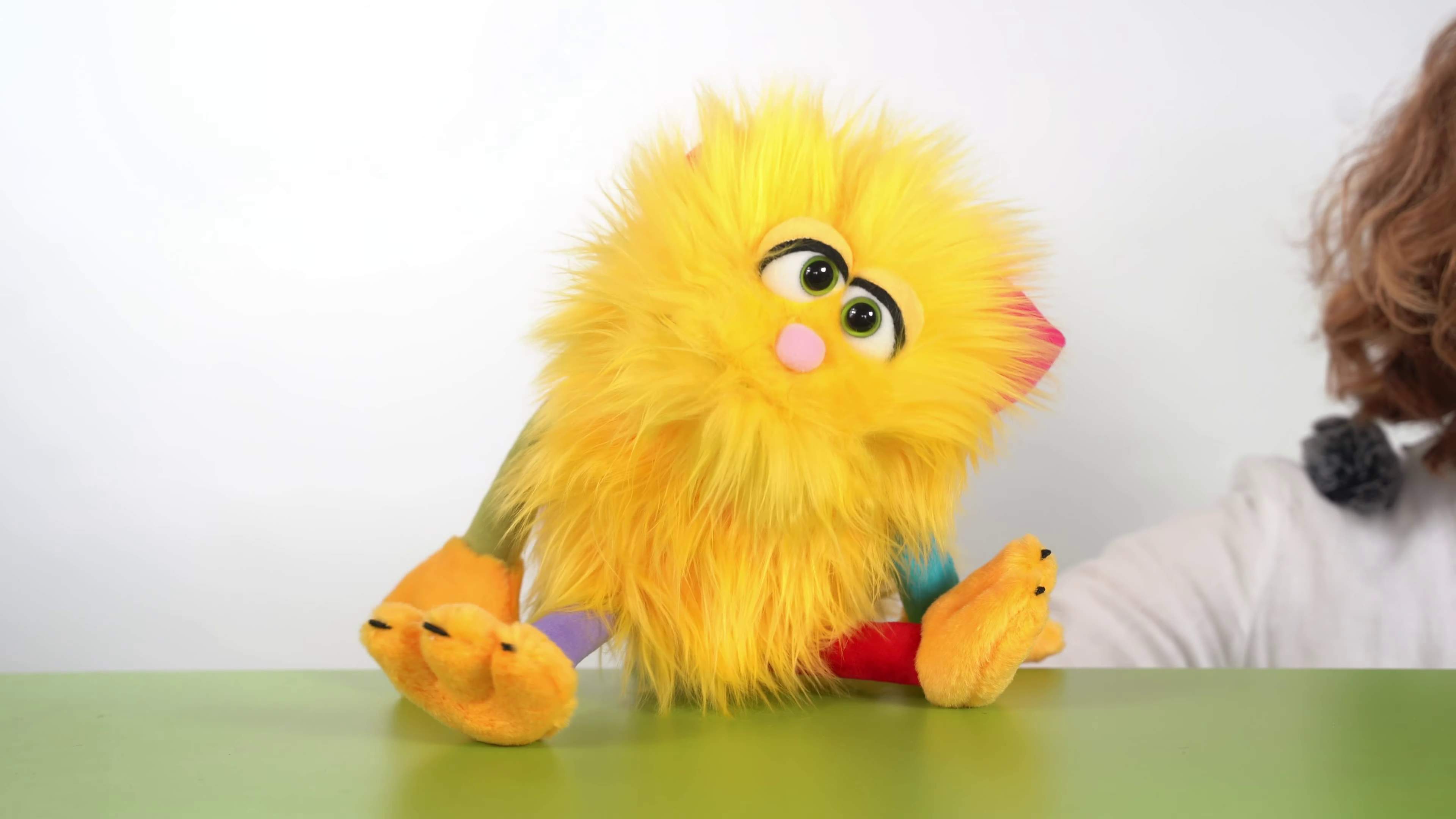 Living Puppets hand puppet Schickimicki (cat monster) - monster to go! Demo