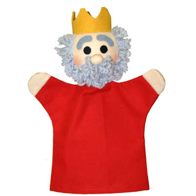 Punch and Judy King Hand Puppet - munabo