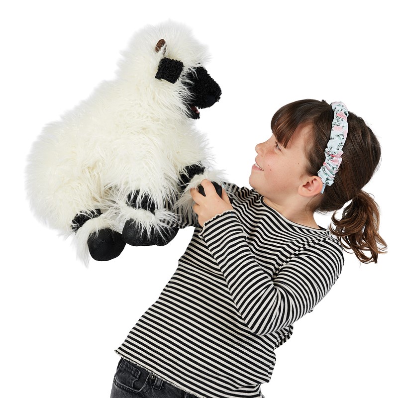 Folkmanis Valais Blacknose Sheep Hand Puppet - Produktbild 5