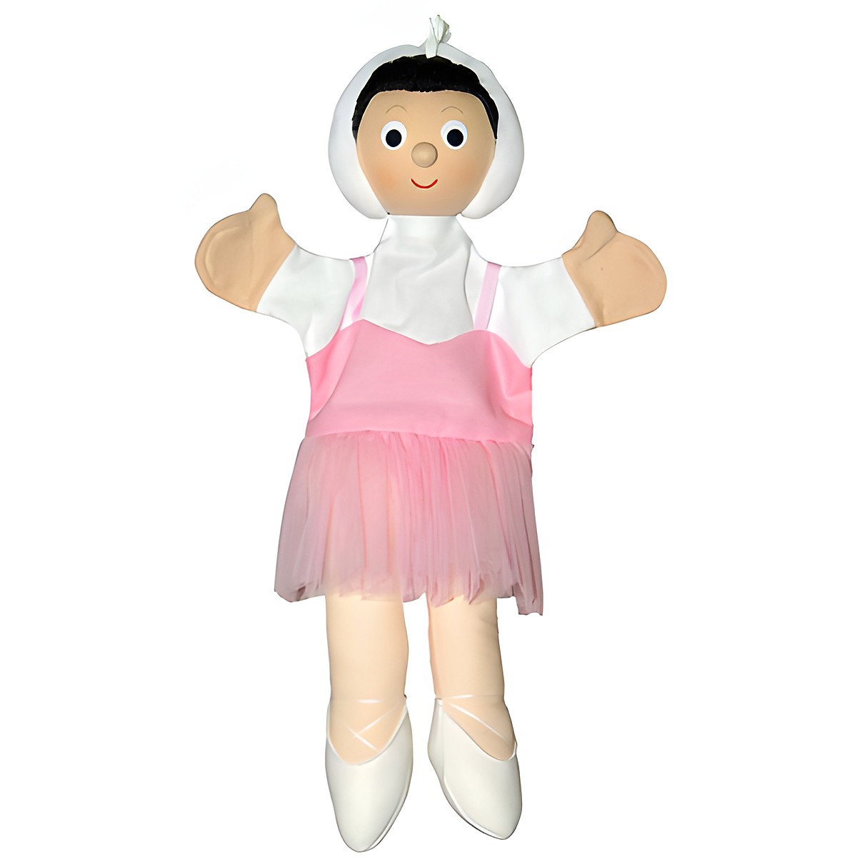 Punch and Judy Ballerina Pink Small Hand Puppet - munabo