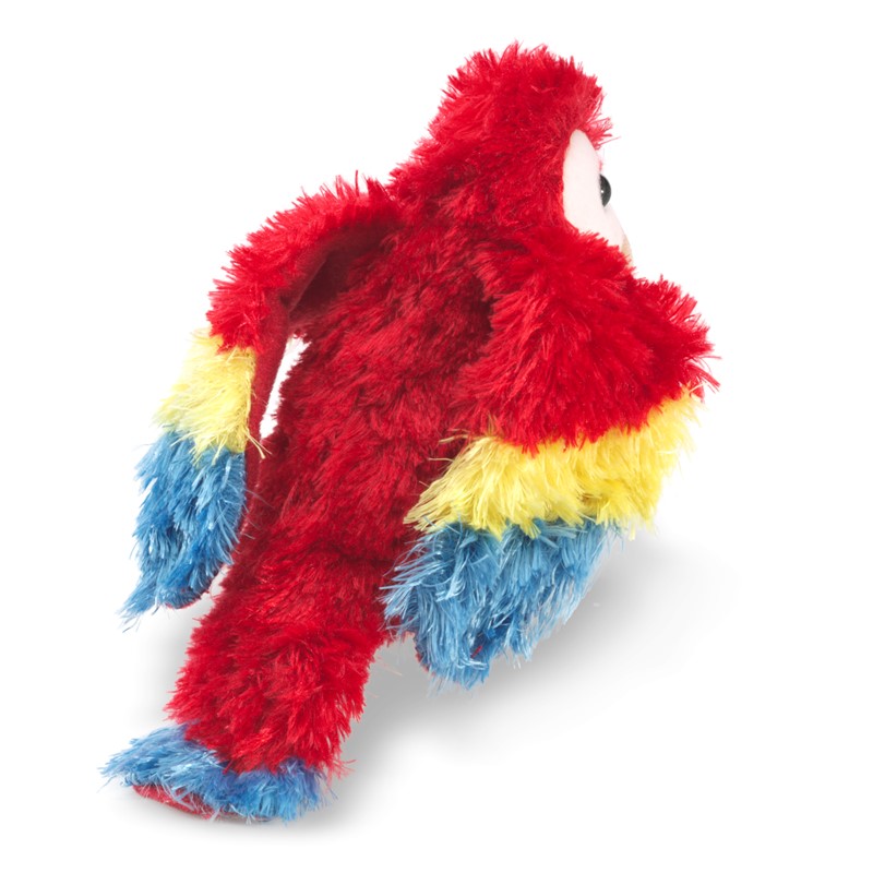 Folkmanis Mini Scarlet Macaw Finger Puppet - Produktbild 2