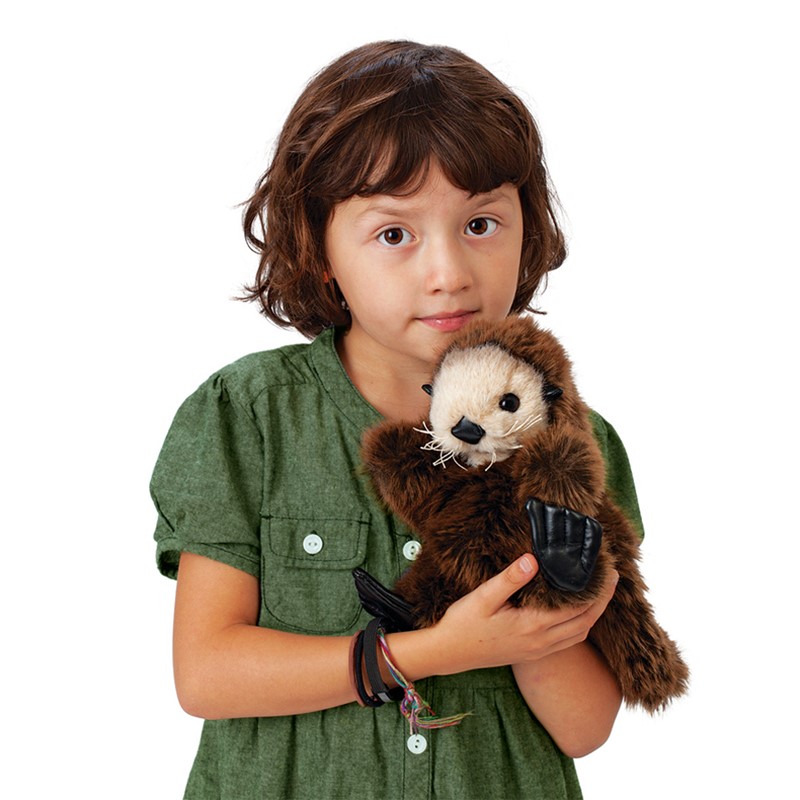 Folkmanis Baby Sea Otter Hand Puppet - Produktbild 4