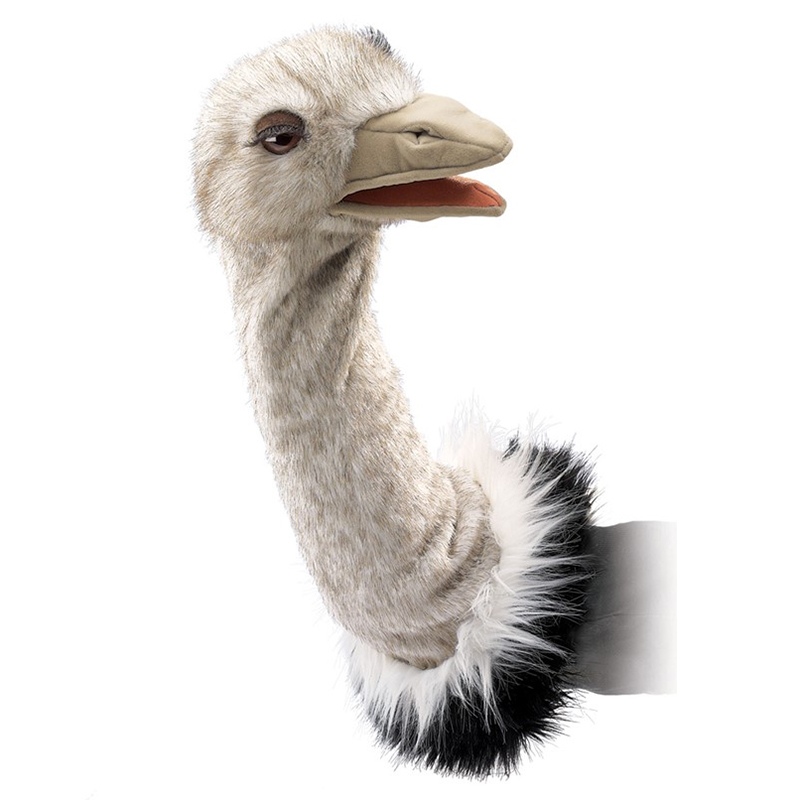 Folkmanis Ostrich Hand Puppet (Stage Puppet)