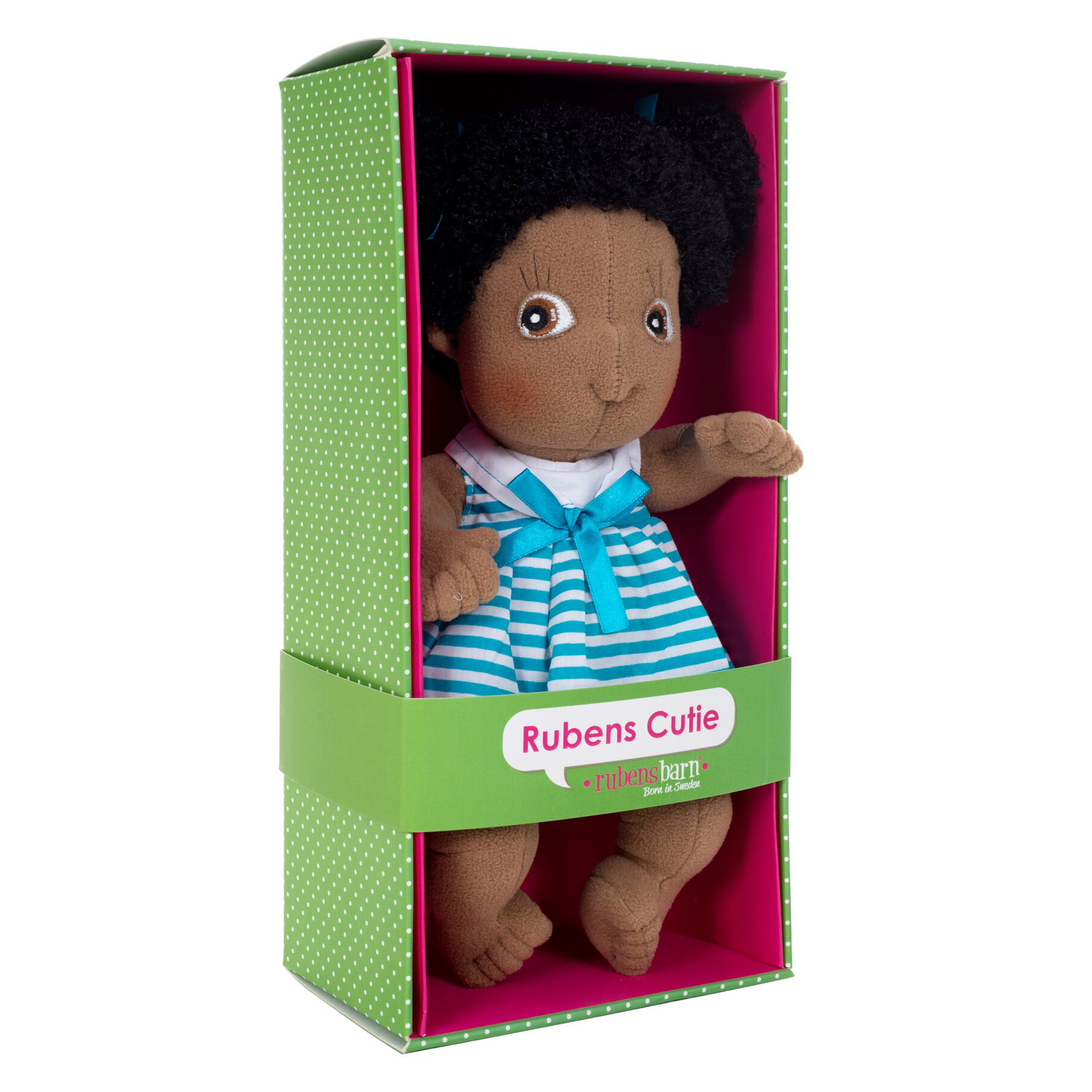 Rubens Cutie doll Jennifer in the green gift packaging