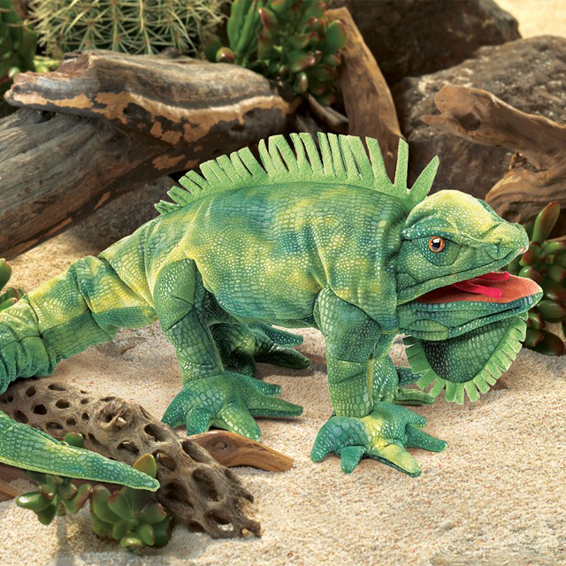 Folkmanis Iguana Hand Puppet - Produktbild 3