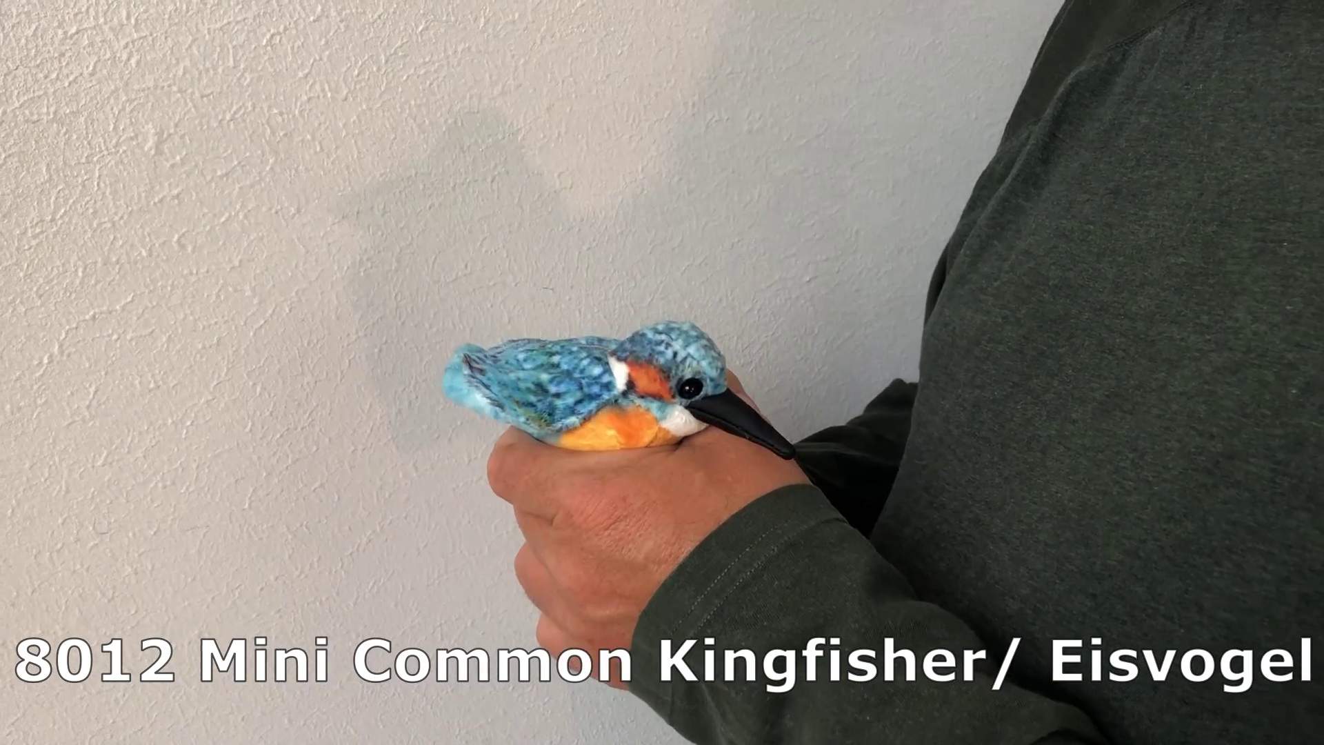 Folkmanis Mini Common Kingfisher Finger Puppet Demo