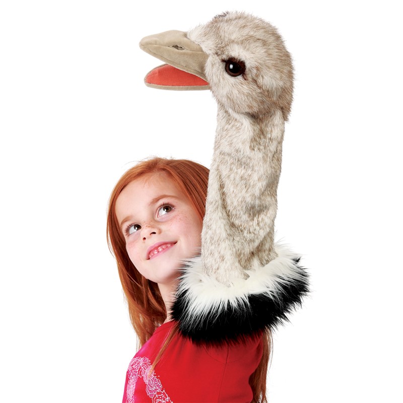 Folkmanis Ostrich Hand Puppet (Stage Puppet) - Produktbild 3