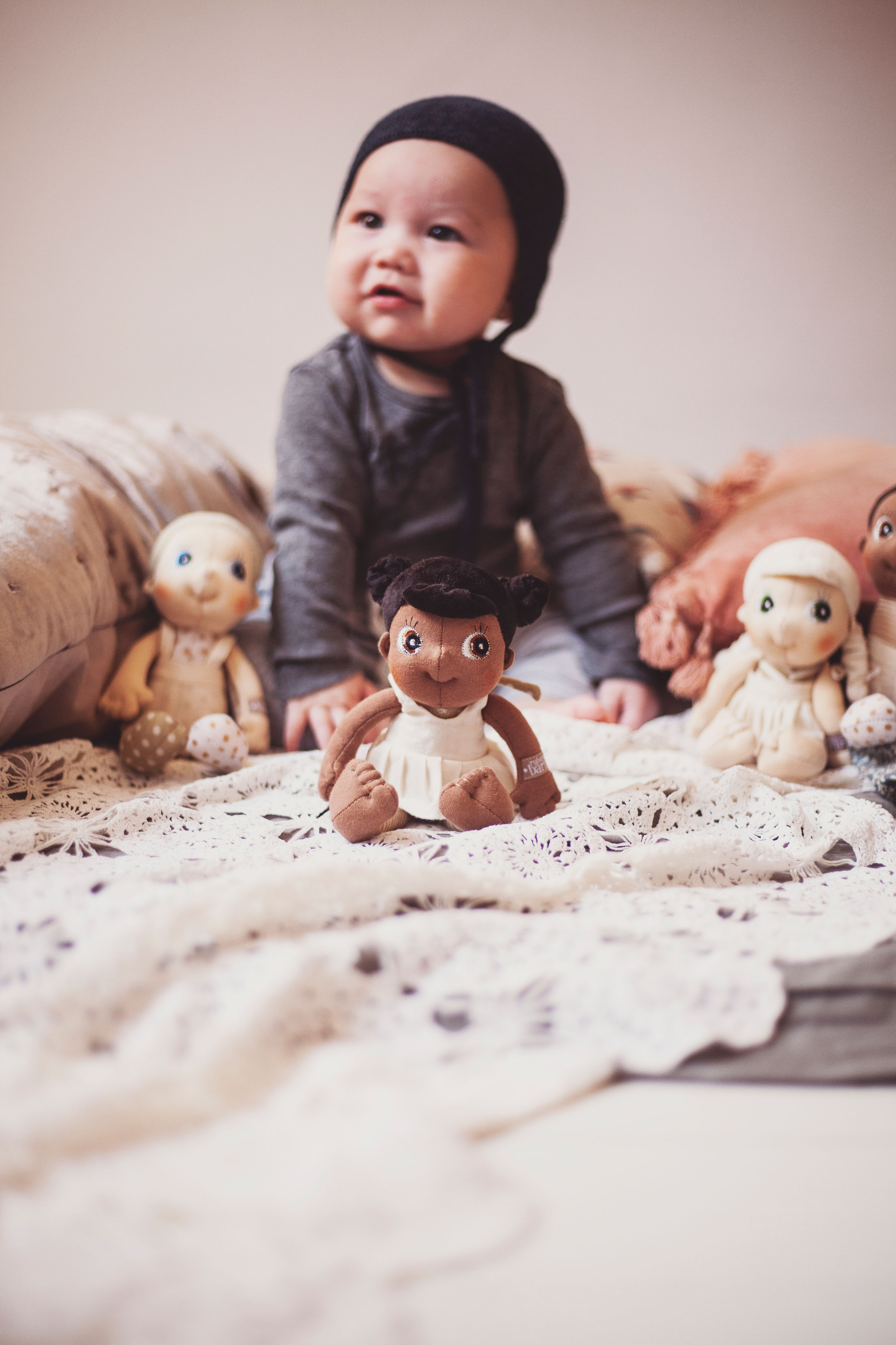 Rubens EcoBuds mini doll Flora by Rubens Barn - Produktbild 6