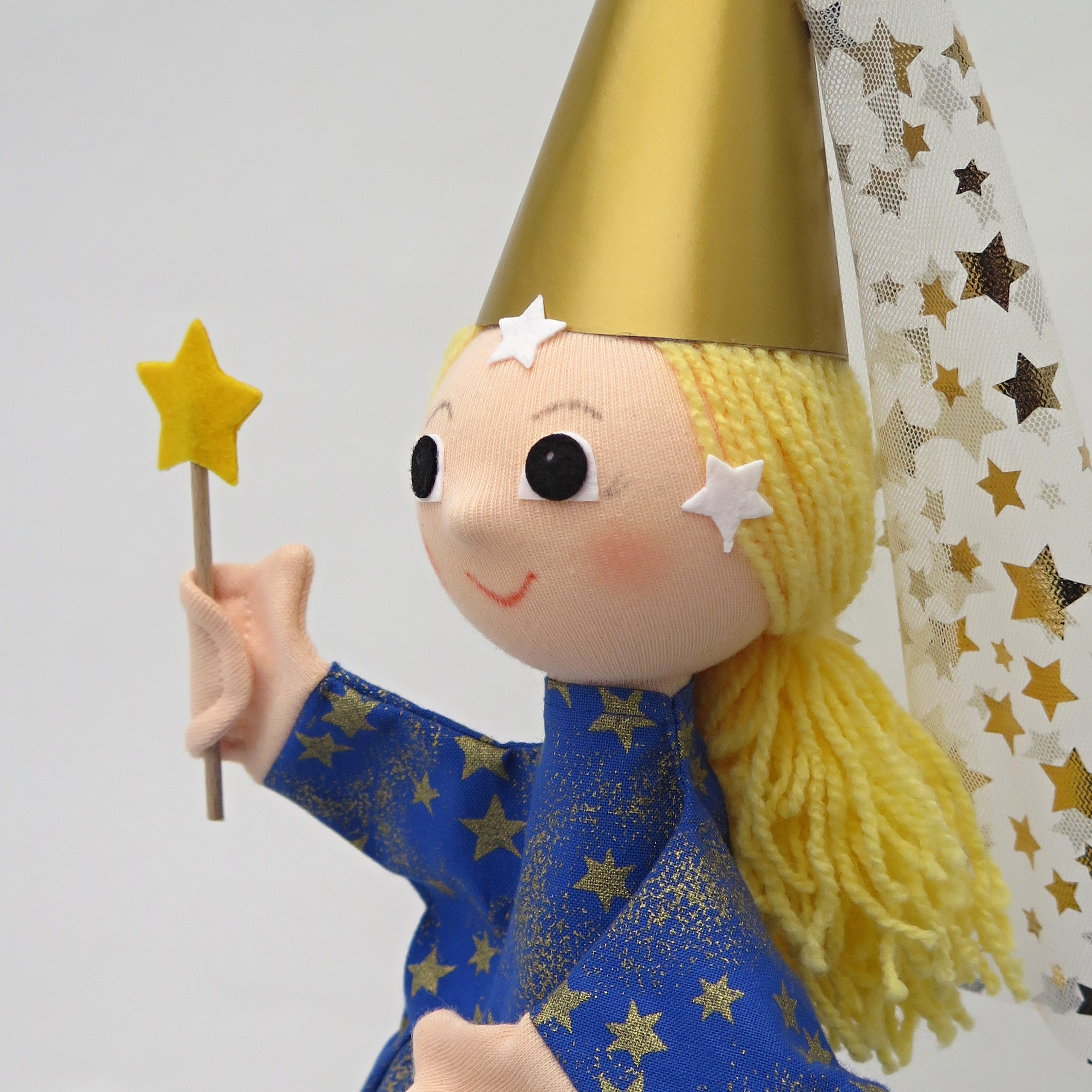 Punch and Judy Hand Puppet Midnight Fairy - munabo - Produktbild 2