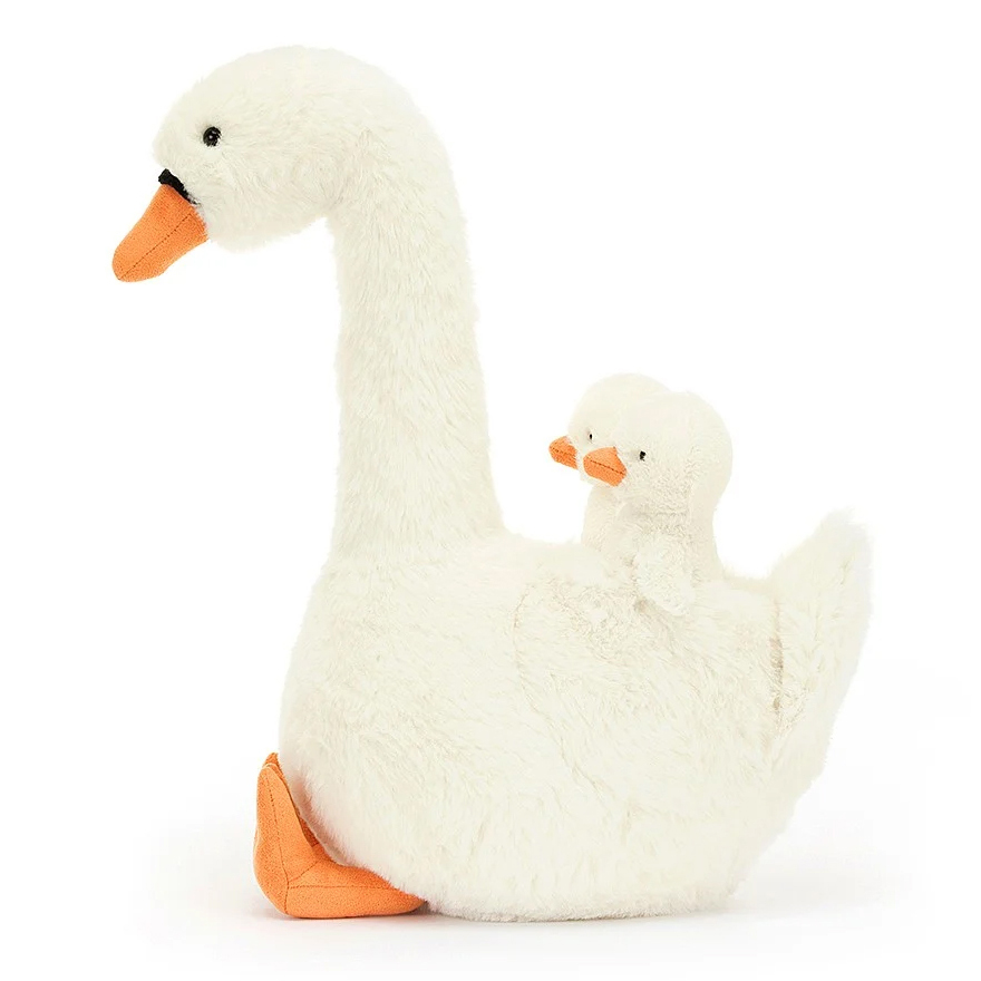 Jellycat Cuddly Toy Swan - Featherful Swan (Plush Toy) - Produktbild 2