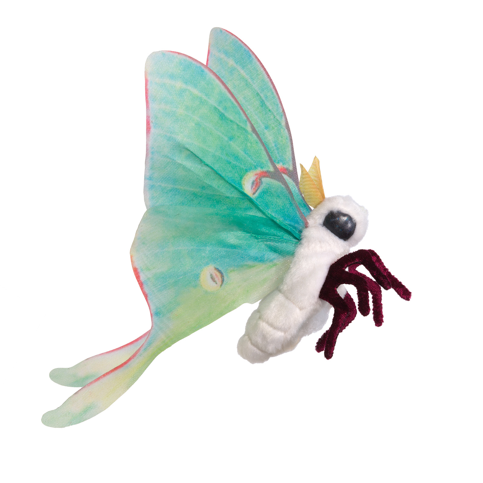 Folkmanis Mini Luna Moth Finger Puppet - Produktbild 2
