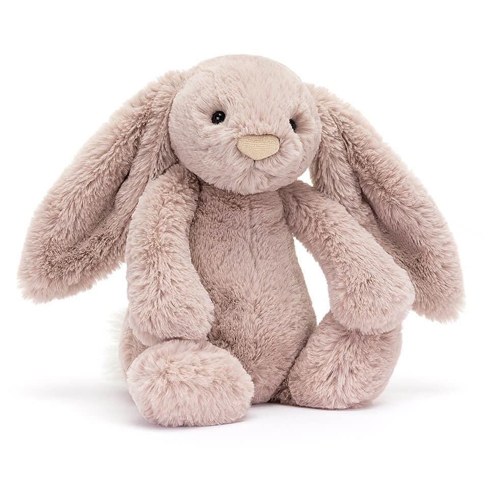 Jellycat Bashful Luxe Bunny Rosa Original - Soft Cuddly Toy