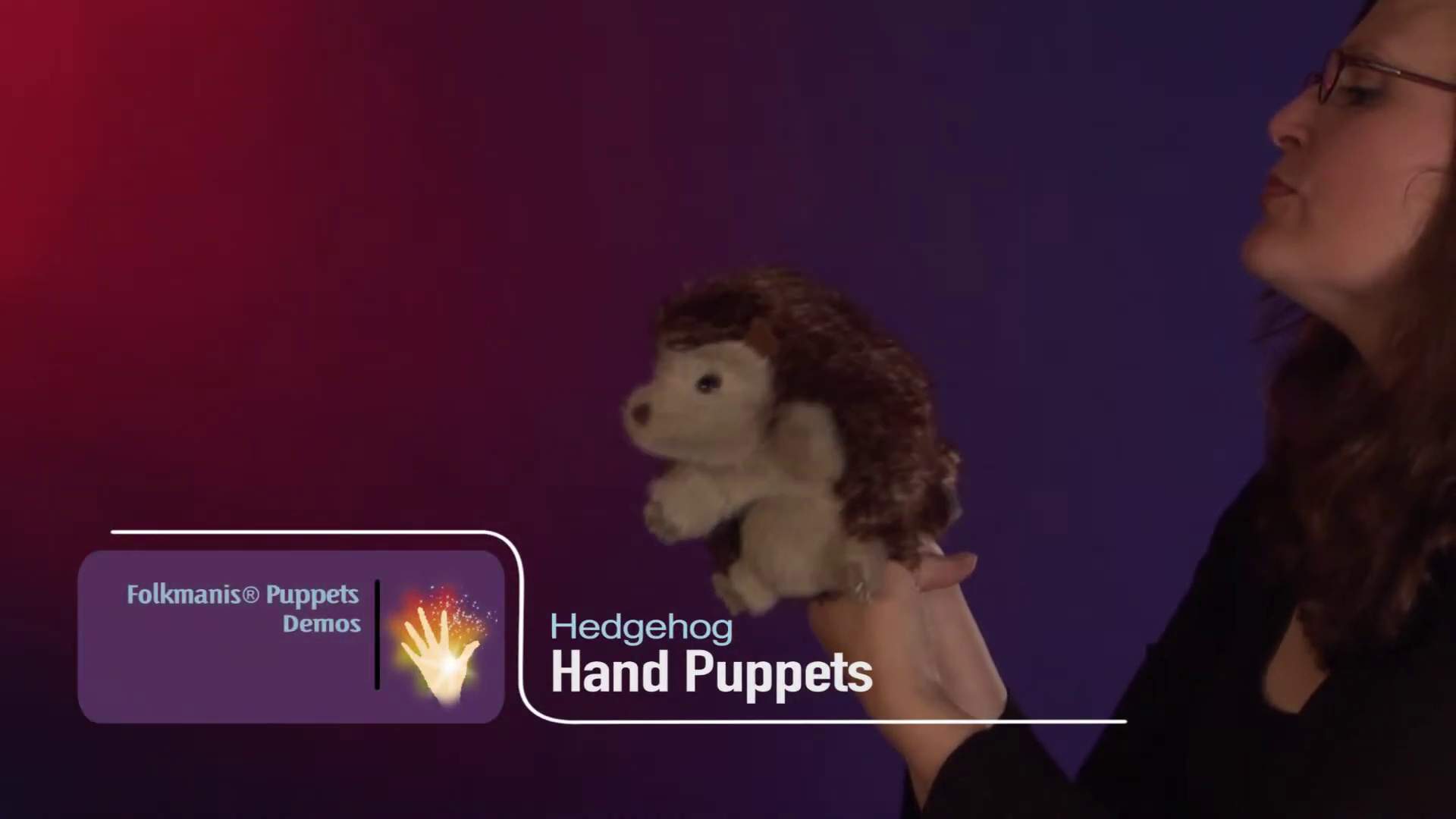 Folkmanis Hedgehog Hand Puppet Demo