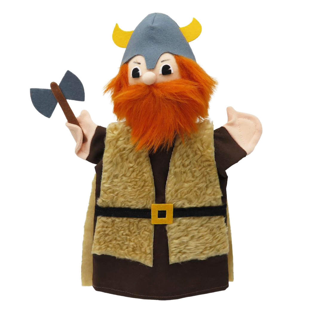 Punch and Judy Viking Hand Puppet for Puppet Theatre | munabo
