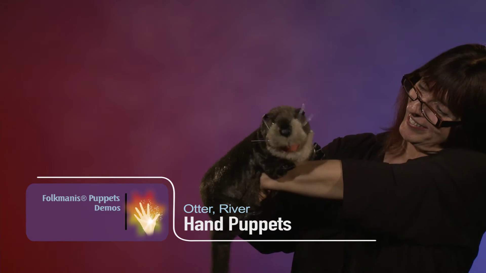 Folkmanis River Otter Hand Puppet Demo