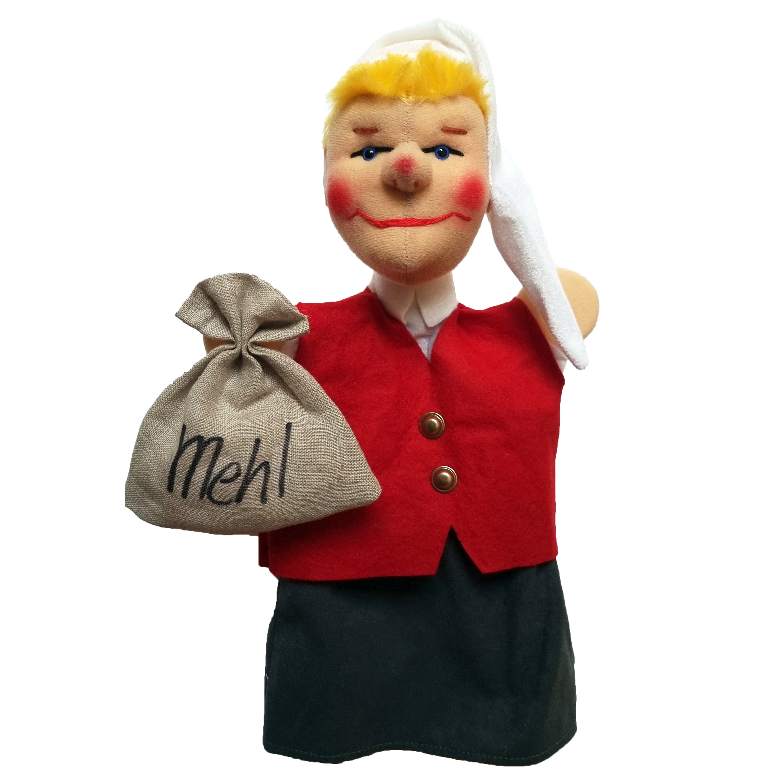 Punch and Judy Baker Leo Hand Puppet for Puppet Theatre | Kersa Classic