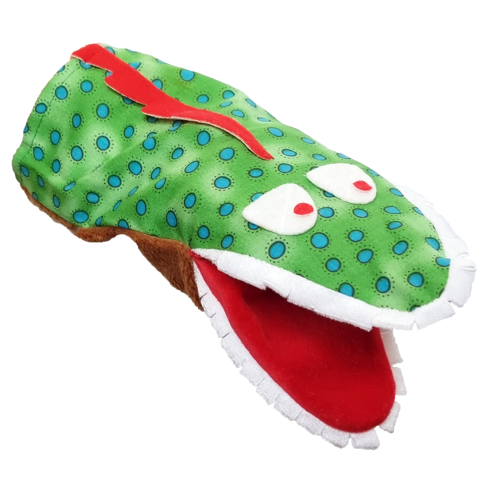 Punch and Judy Crocodile Cuddly Hand Puppet for Puppet Theatre | Kersa Kalli