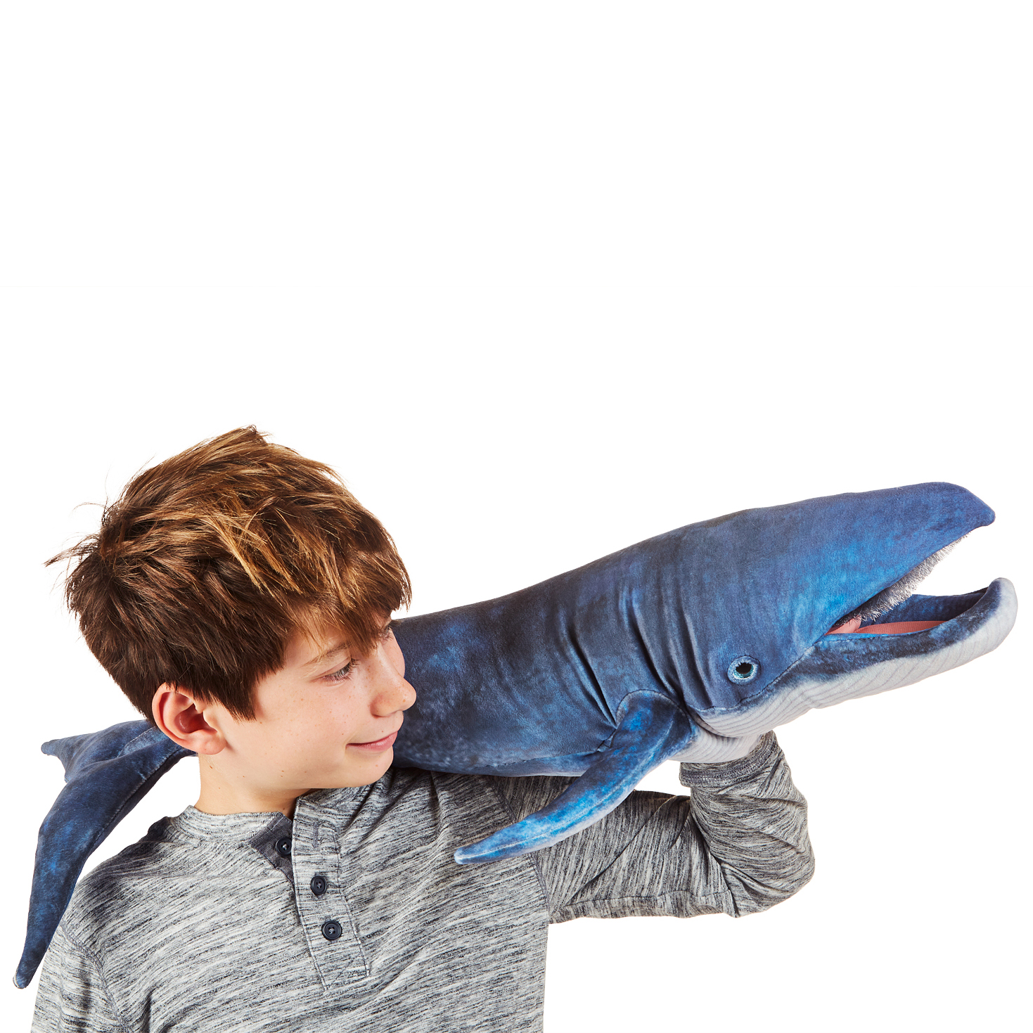 Folkmanis Blue Whale Hand Puppet - Produktbild 5
