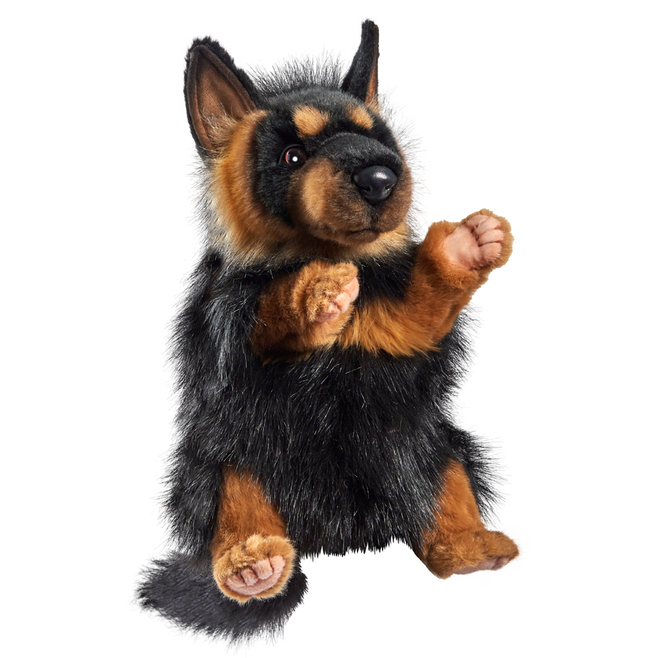 German Shepherd Hand Puppet - Hansa Creation