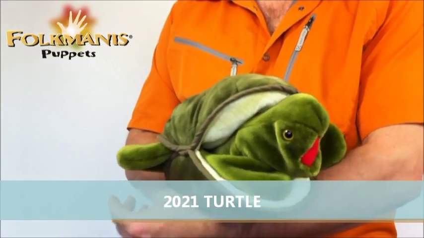 Folkmanis Turtle Hand Puppet Demo 2
