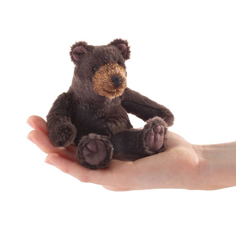 Folkmanis mini bear finger puppet