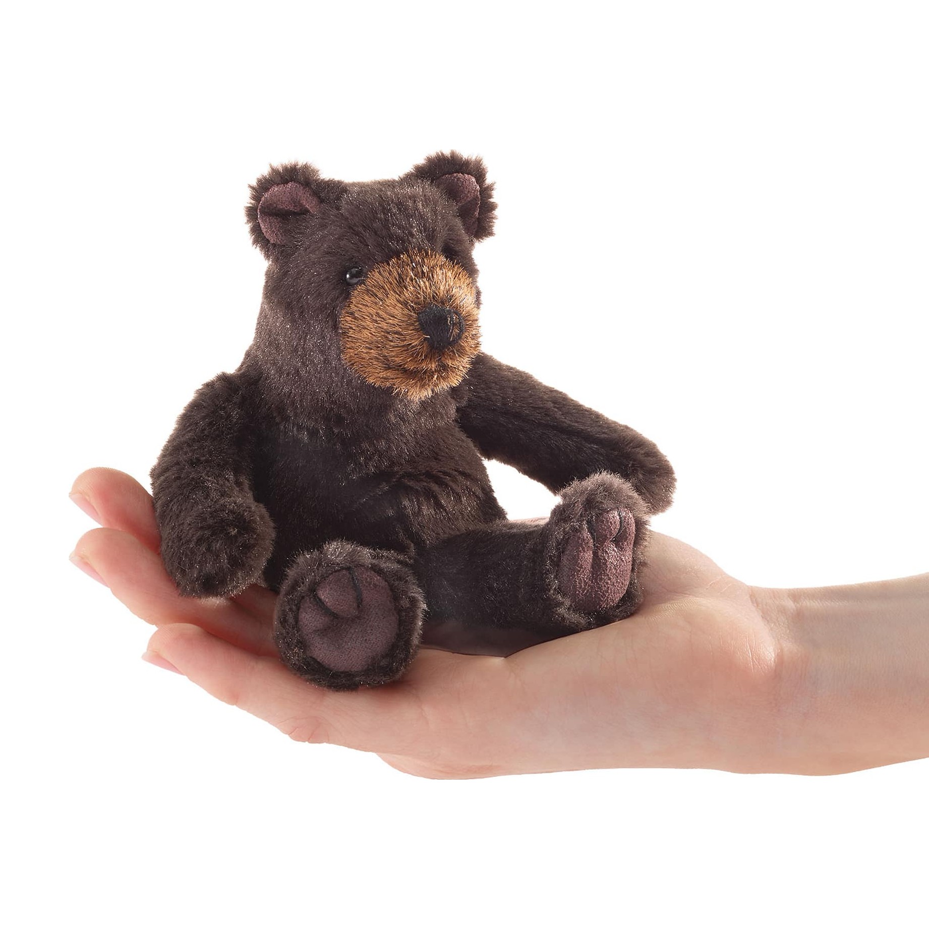 Folkmanis mini bear finger puppet