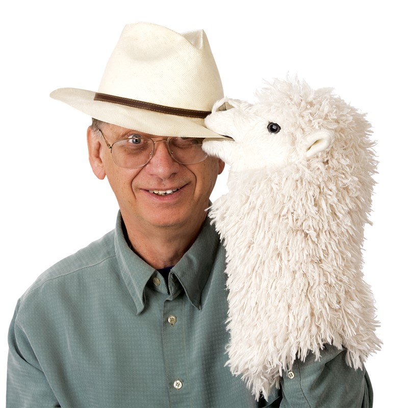Folkmanis Alpaca Hand Puppet (Stage Puppet) - Produktbild 3