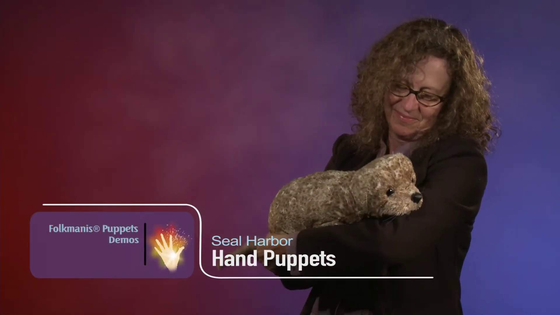 Folkmanis Harbor Seal Hand Puppet Demo