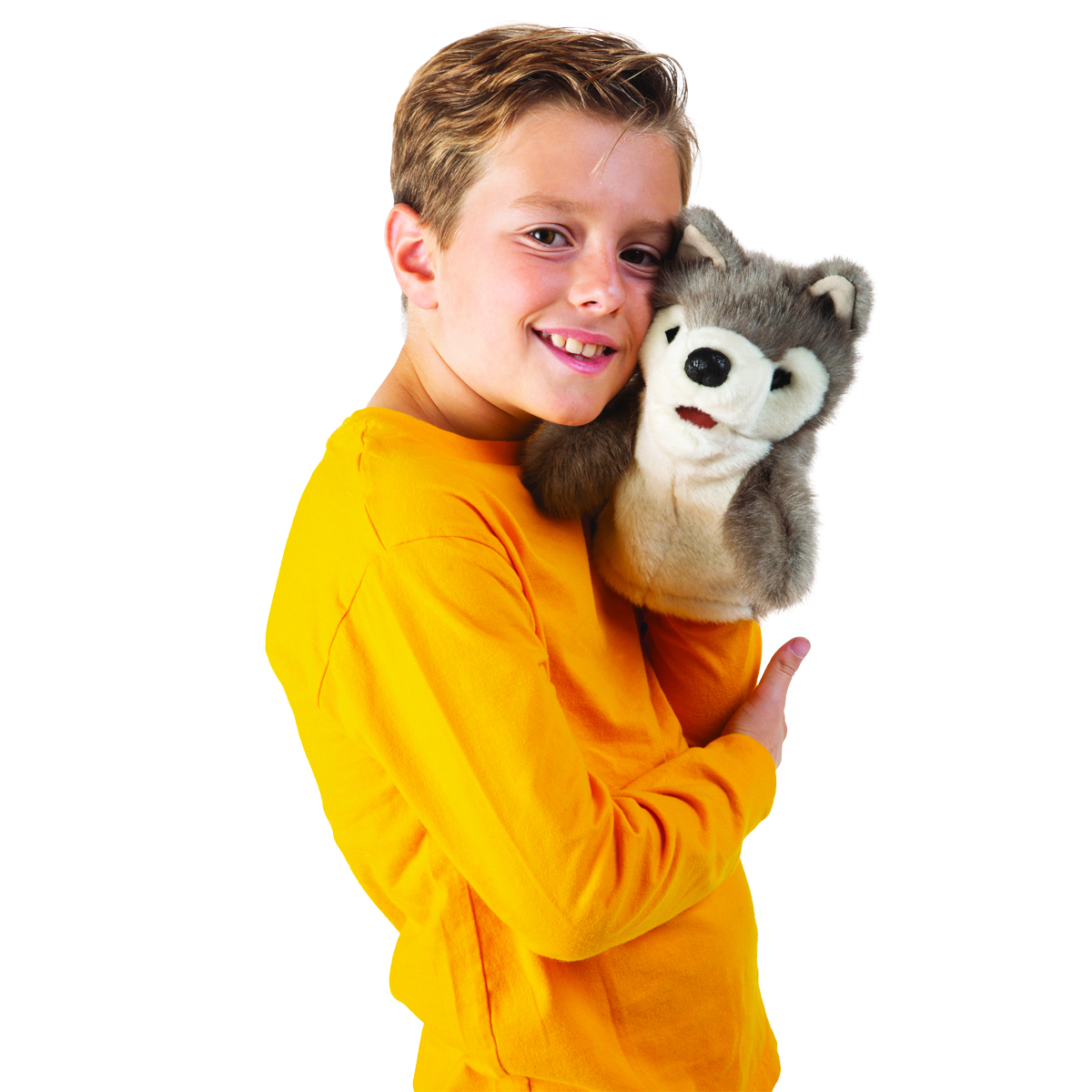 Folkmanis Little Wolf Hand Puppet (Small Stage Puppet) - Produktbild 5