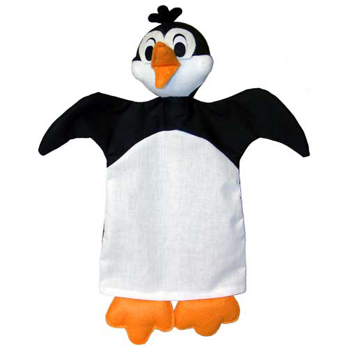 Punch and Judy Penguin (small) Hand Puppet for Puppet Theatre | munabo