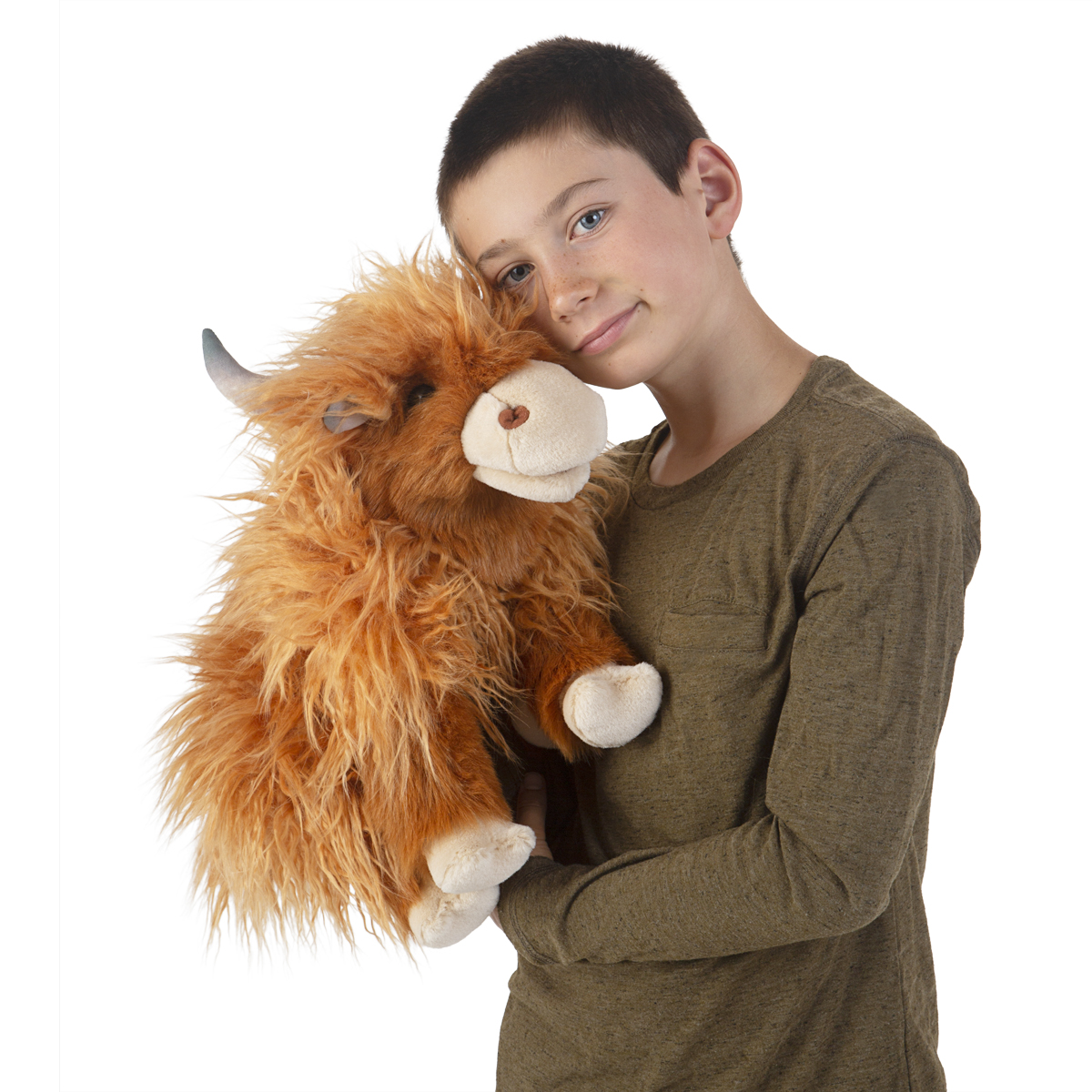 Folkmanis Highland Cow Hand Puppet - Produktbild 3