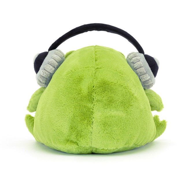 Jellycat Cuddly Toy Rain Frog - Ricky Rain Frog Headphones (Plush Toy) - Produktbild 3